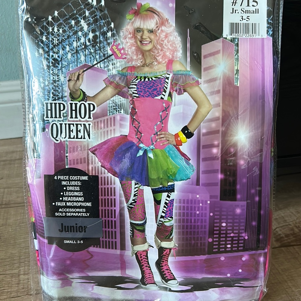 “Hip Hop Queen” NIP Costume, Jr. Small 3-5 By Dreamgirls